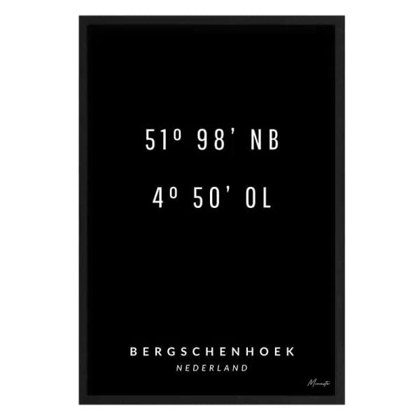 Coördinaten Bergschenhoek