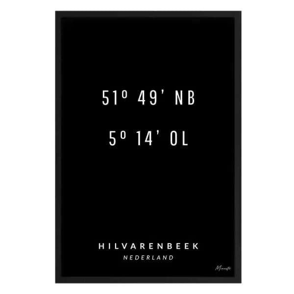 Coördinaten Hilvarenbeek
