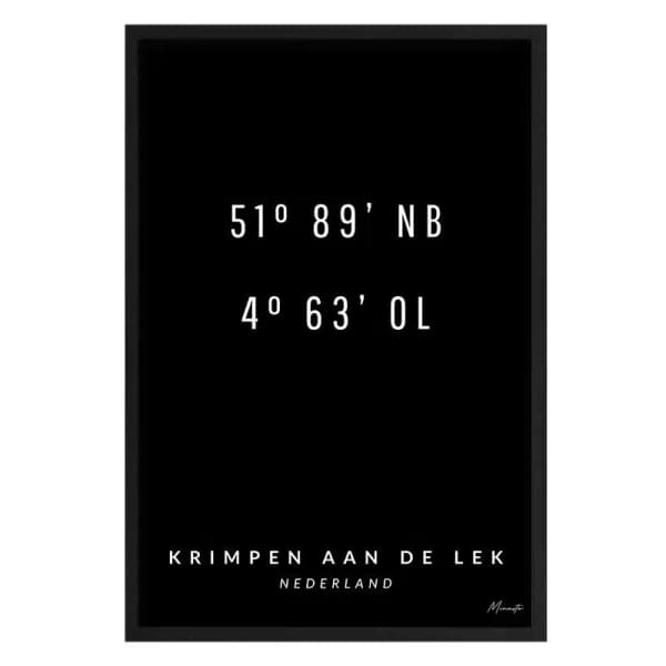 Coördinaten Krimpen aan de Lek