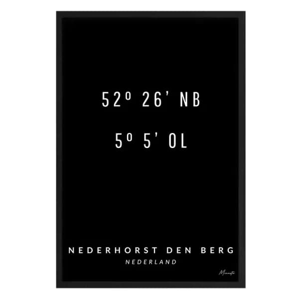 Coördinaten Nederhorst den Berg
