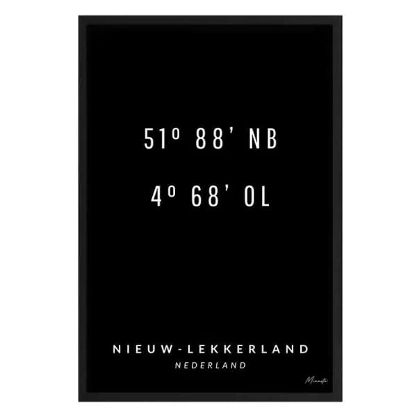 Coördinaten Nieuw-Lekkerland