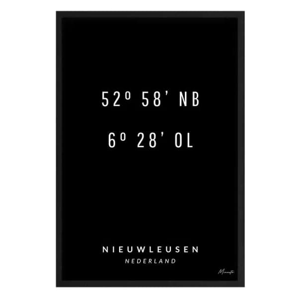 Coördinaten Nieuwleusen