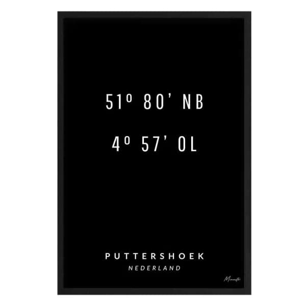 Coördinaten Puttershoek