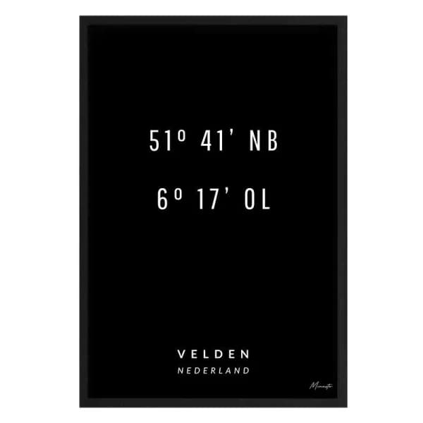 Coördinaten Velden