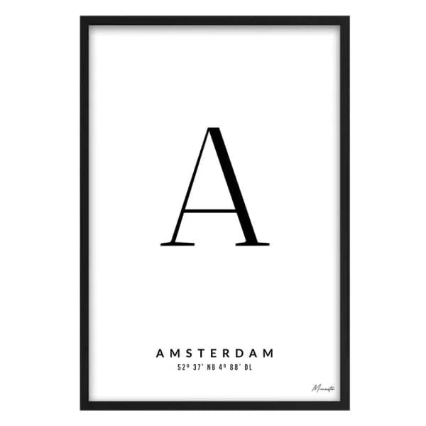 Letter A Amsterdam