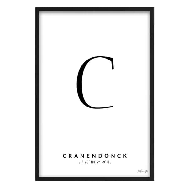 Letter C Cranendonck