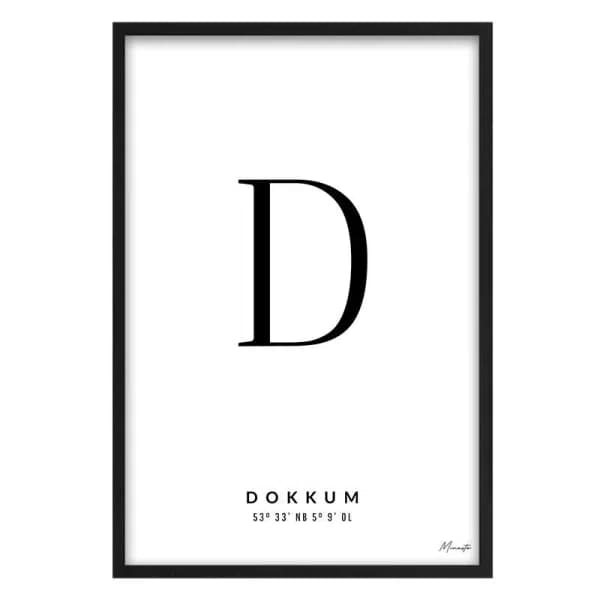 Letter D Dokkum