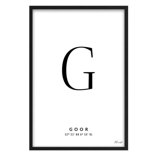 Letter G Goor
