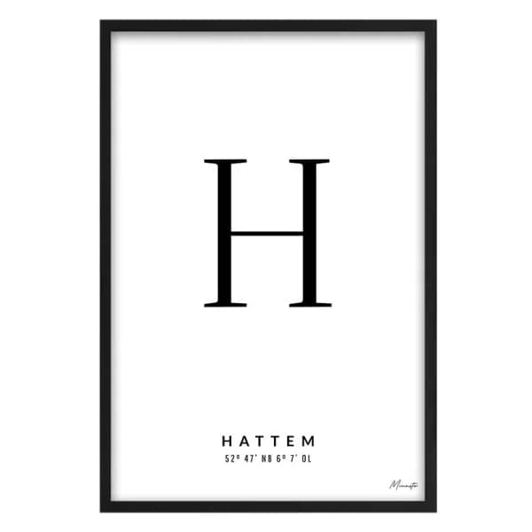 Letter H Hattem