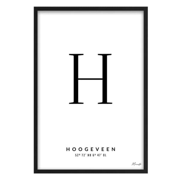 Letter H Hoogeveen