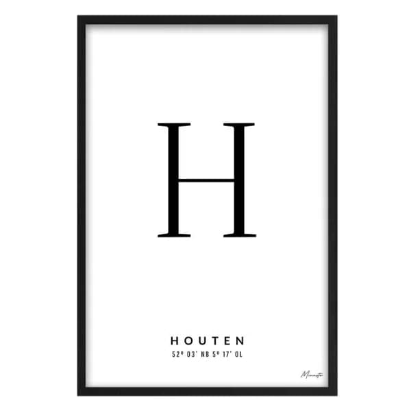 Letter H Houten