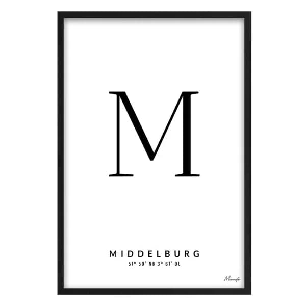 Letter M Middelburg