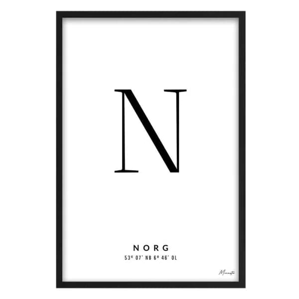 Letter N Norg