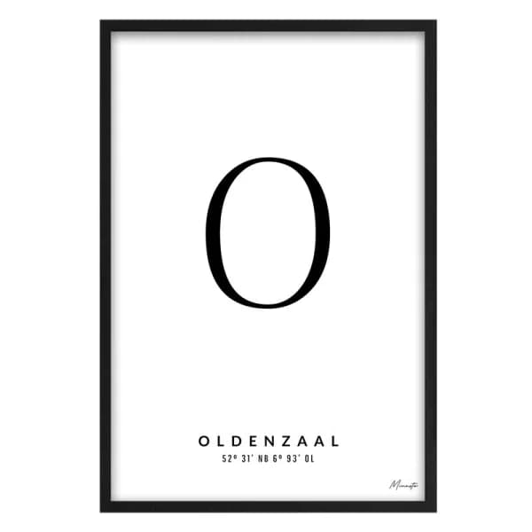 Letter O Oldenzaal