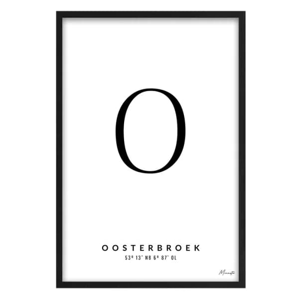 Letter O Oosterbroek
