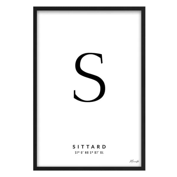 Letter S Sittard