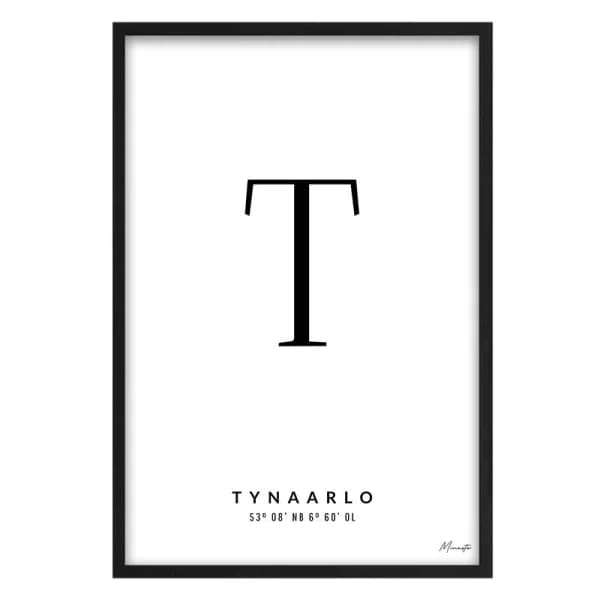 Letter T Tynaarlo
