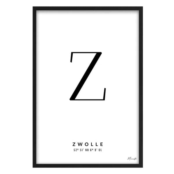 Letter Z Zwolle