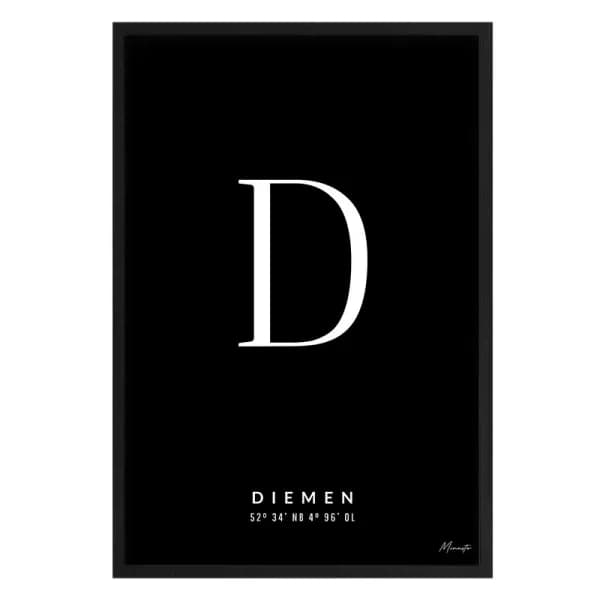 Letter D Diemen