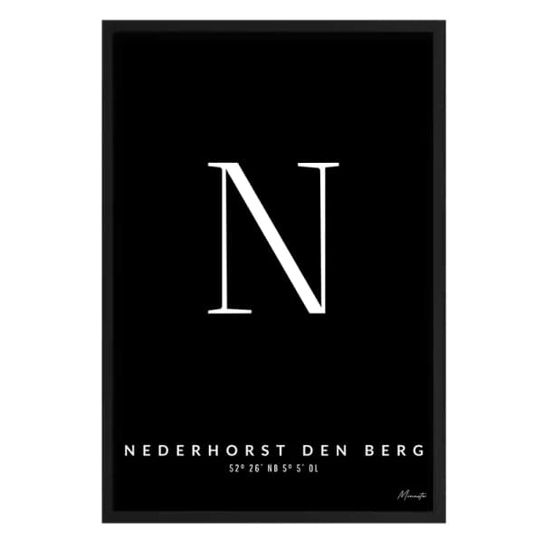 Letter N Nederhorst den Berg