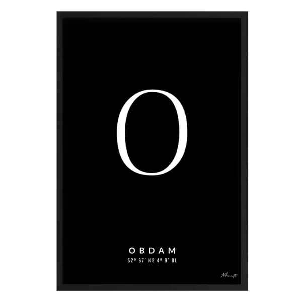 Letter O Obdam