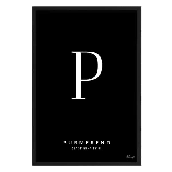 Letter P Purmerend