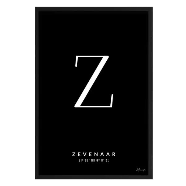 Letter Z Zevenaar