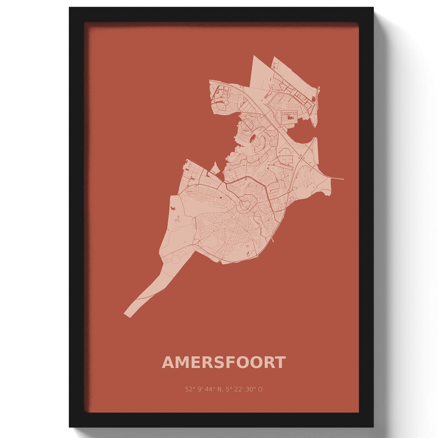 Poster Amersfoort - Rood