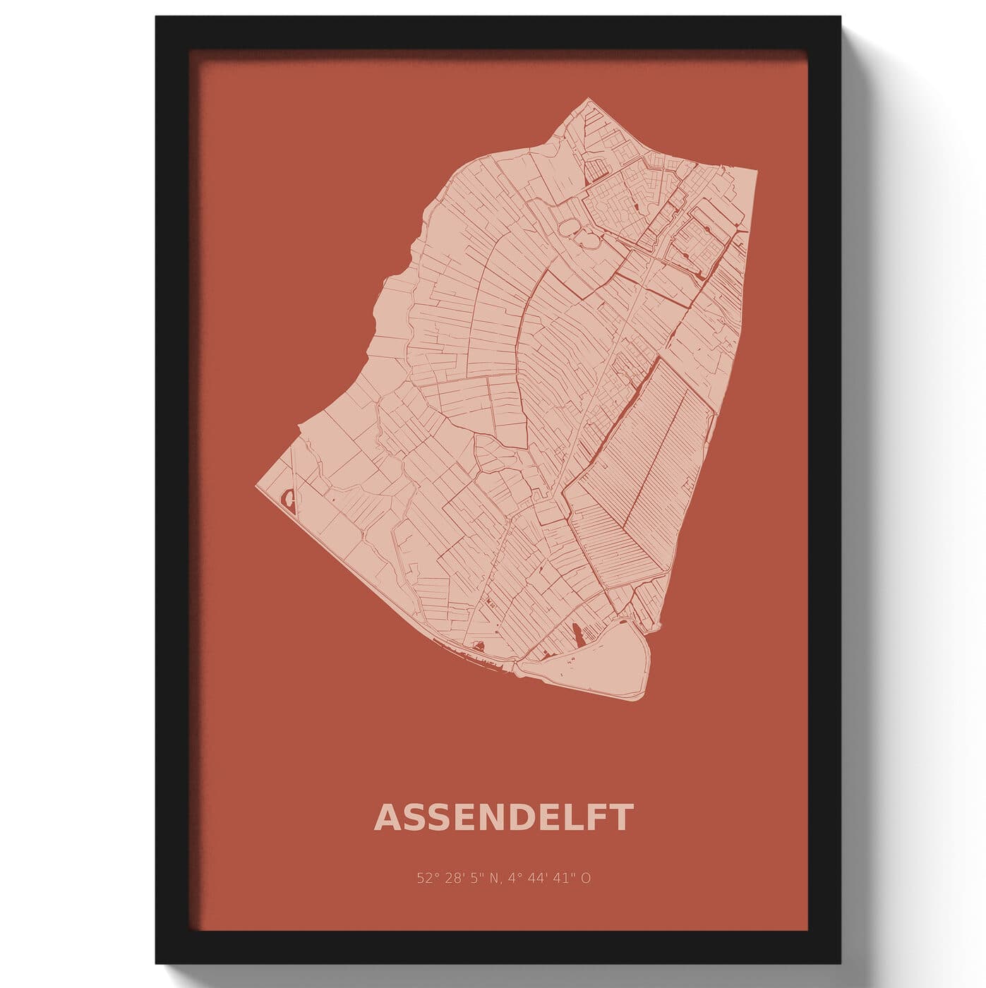 Poster Assendelft - Rood