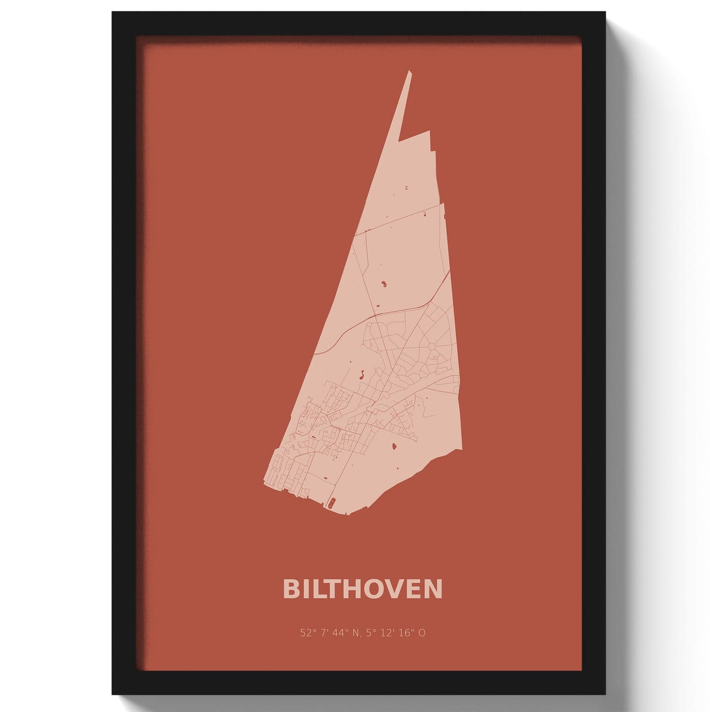 Poster Bilthoven - Rood