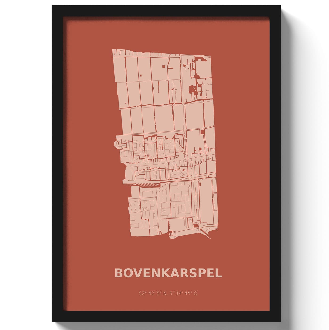 Poster Bovenkarspel - Rood