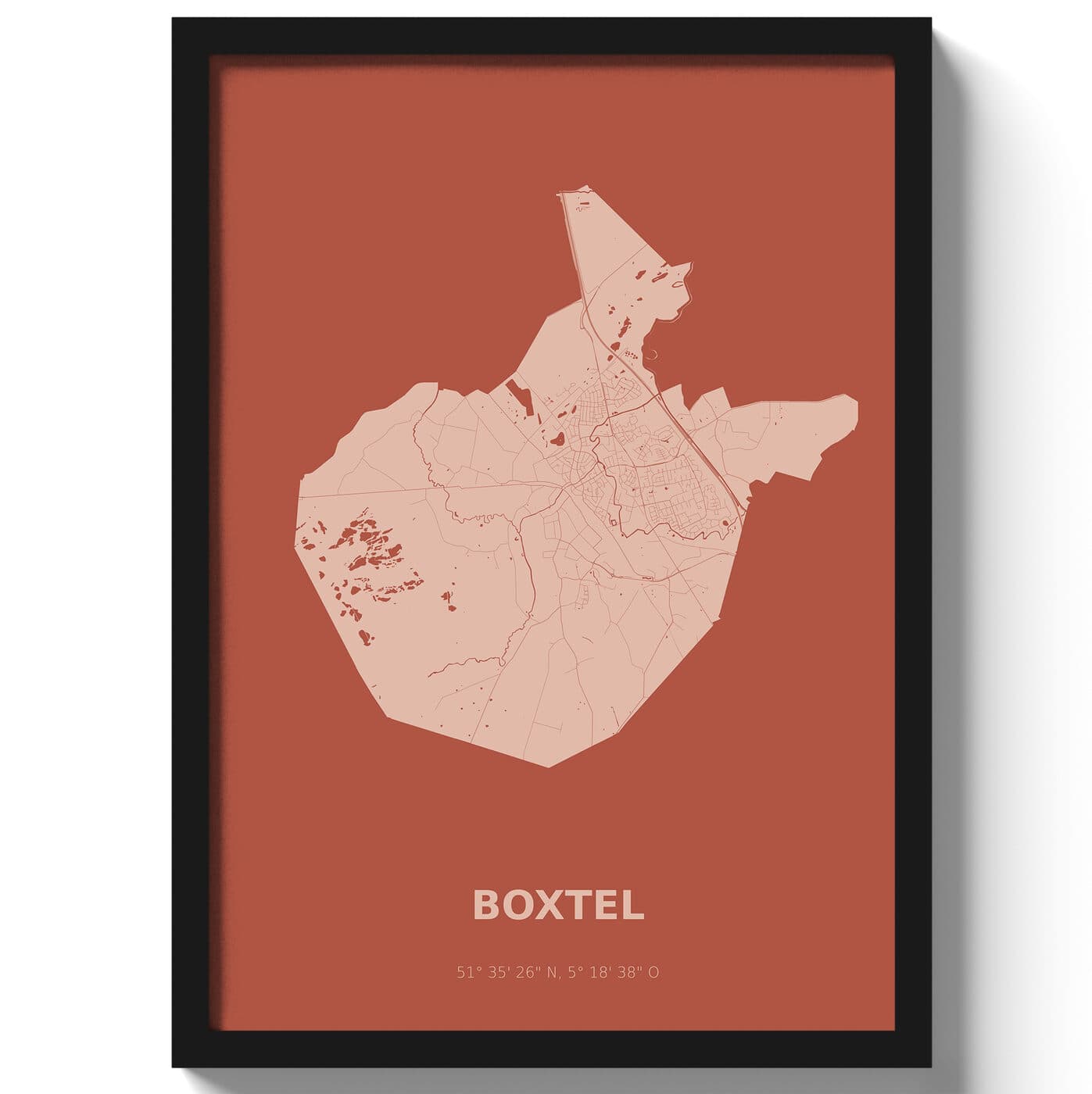 Poster Boxtel - Rood