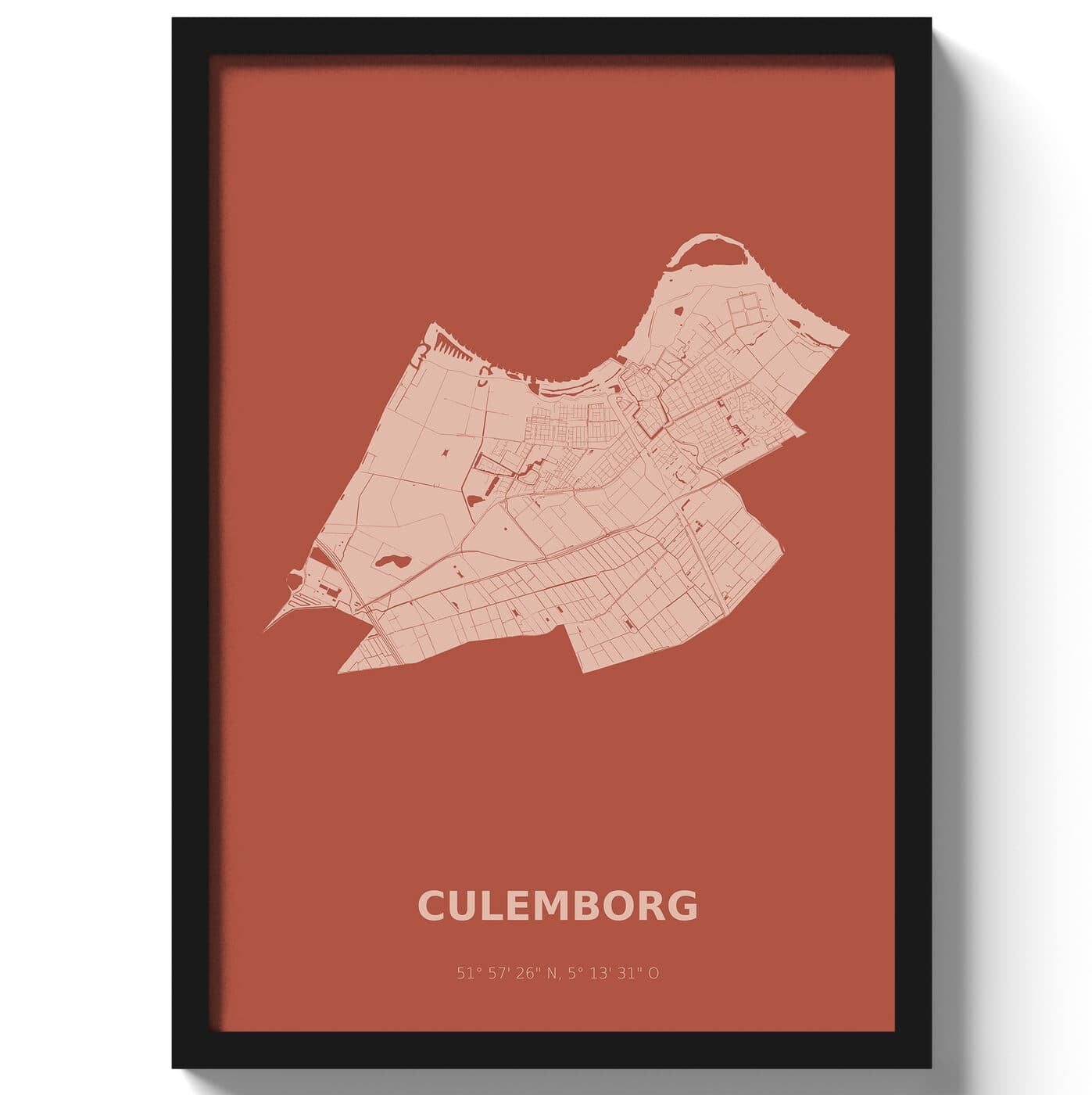 Poster Culemborg - Rood