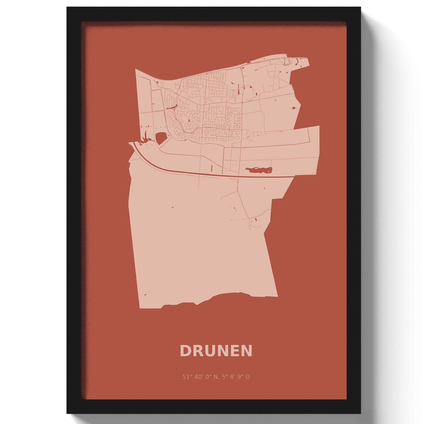 Poster Deurne - Rood