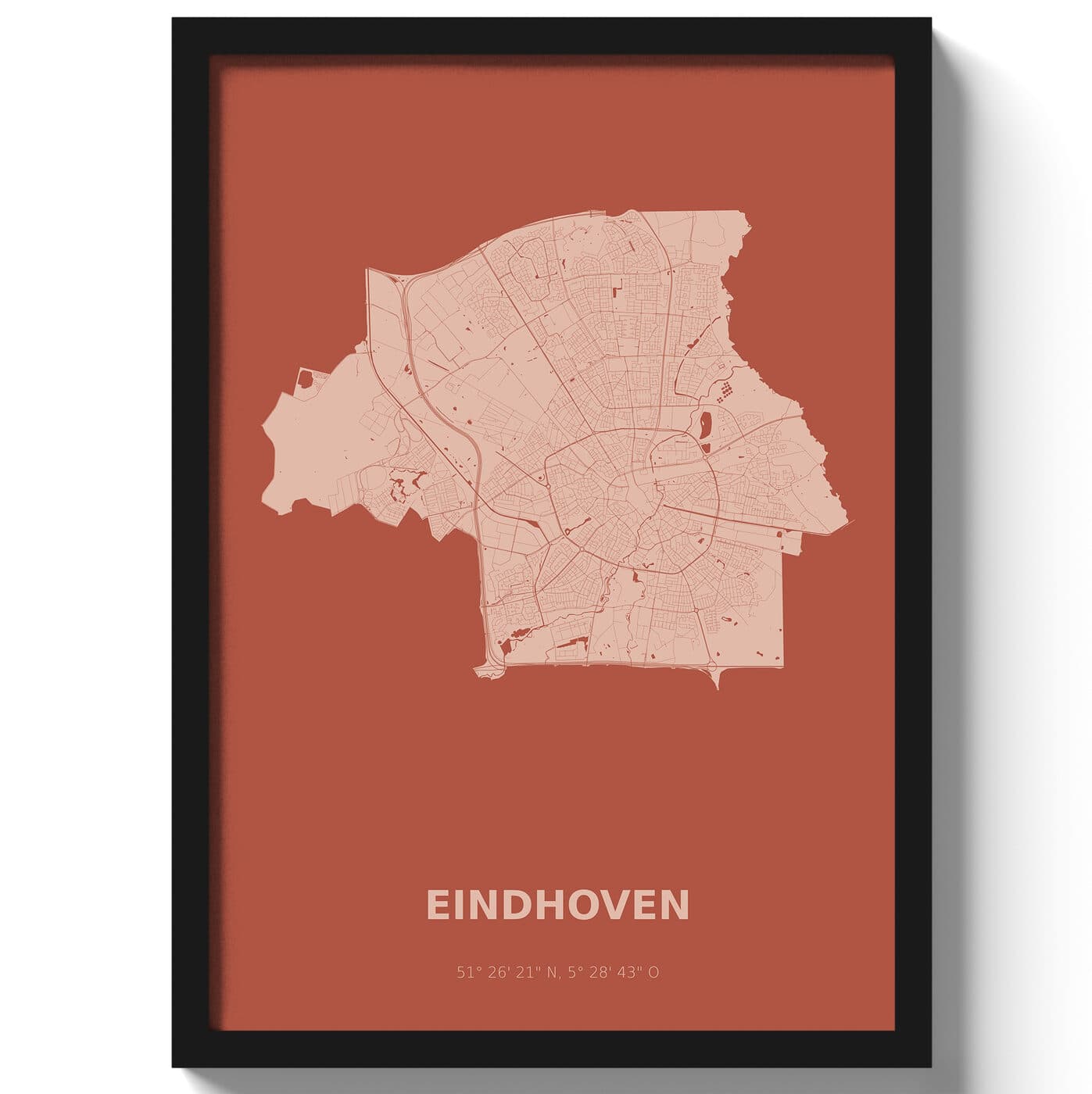 Poster Eindhoven - Rood