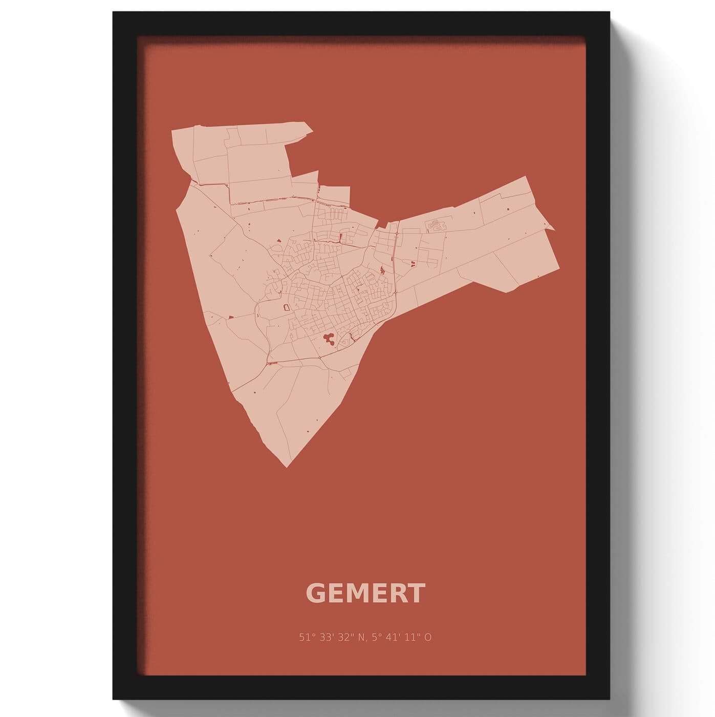Poster Gemert - Rood