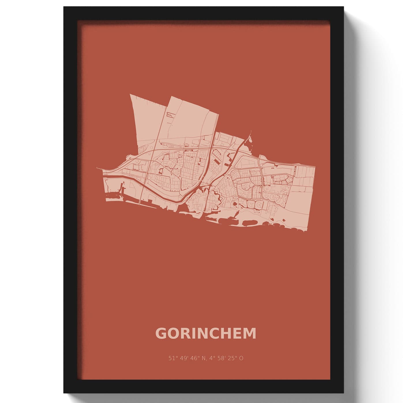 Poster Gorinchem - Rood