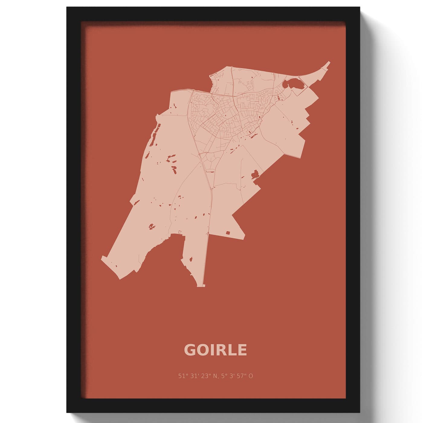 Poster Goirle - Rood