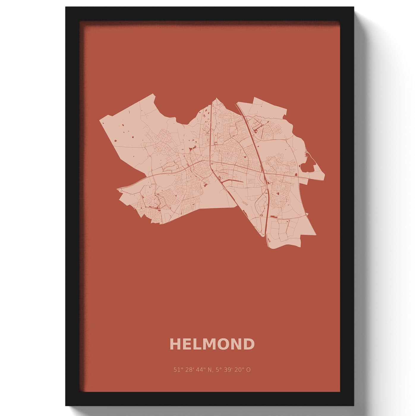 Poster Helmond - Rood