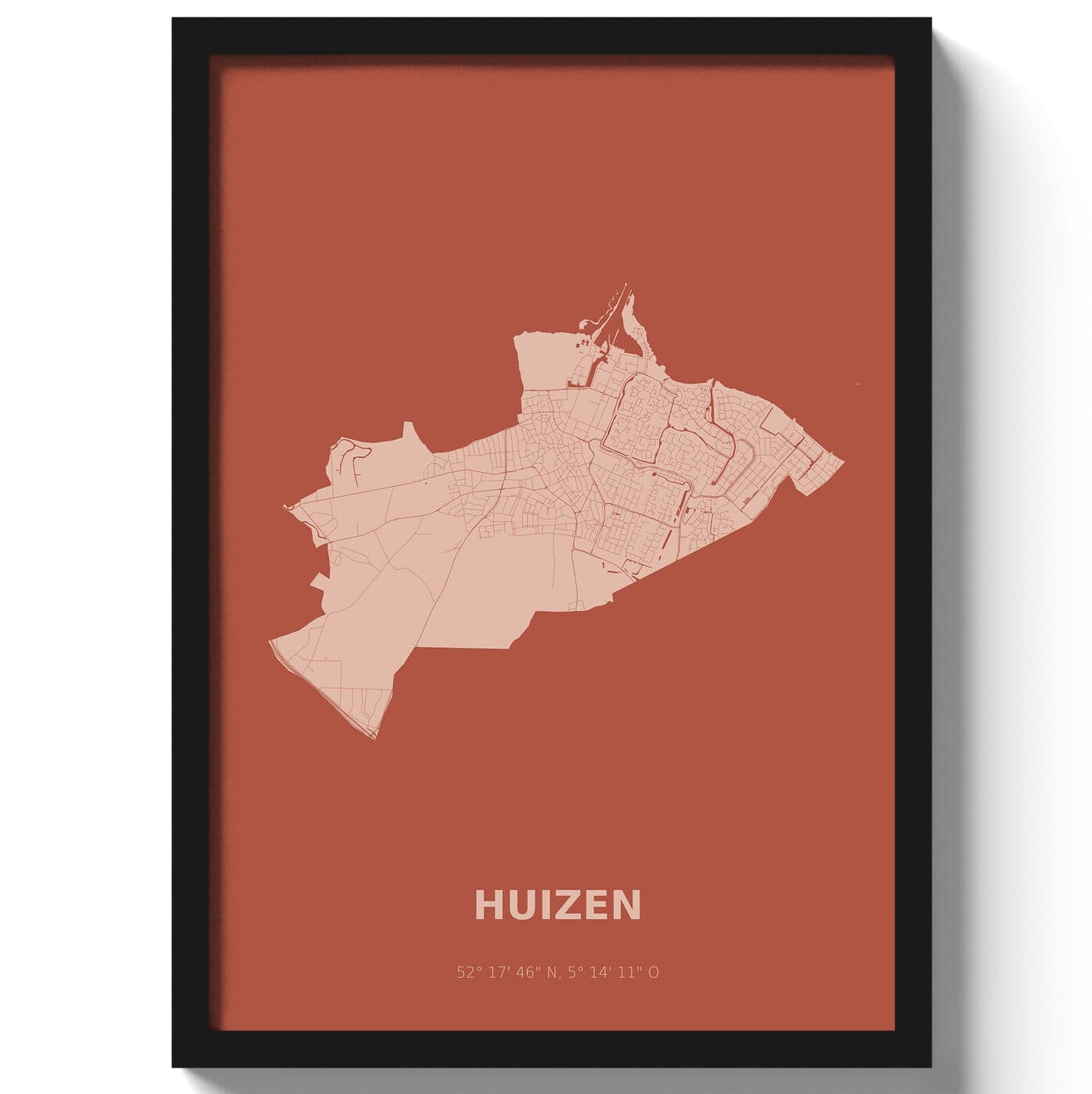 Poster Huissen - Rood