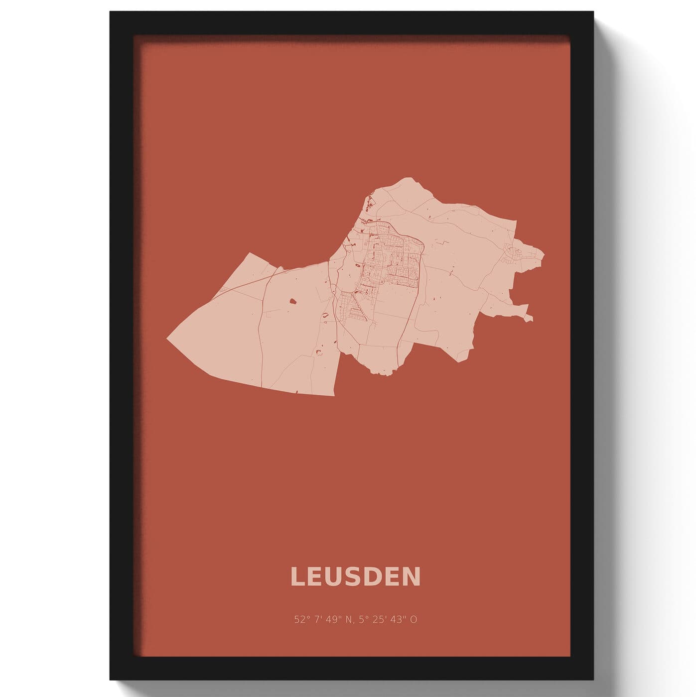 Poster Leusden - Rood