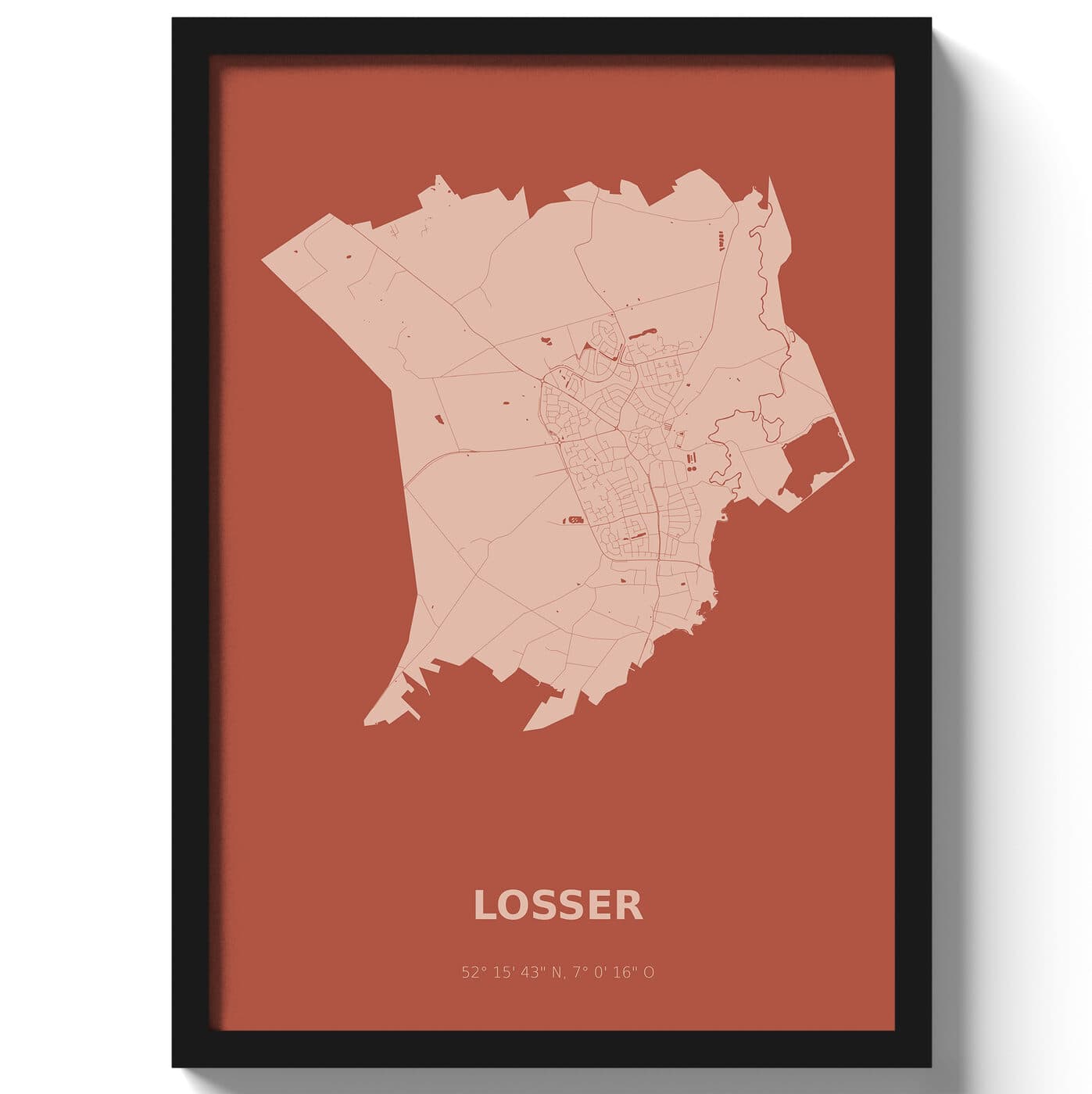 Poster Losser - Rood