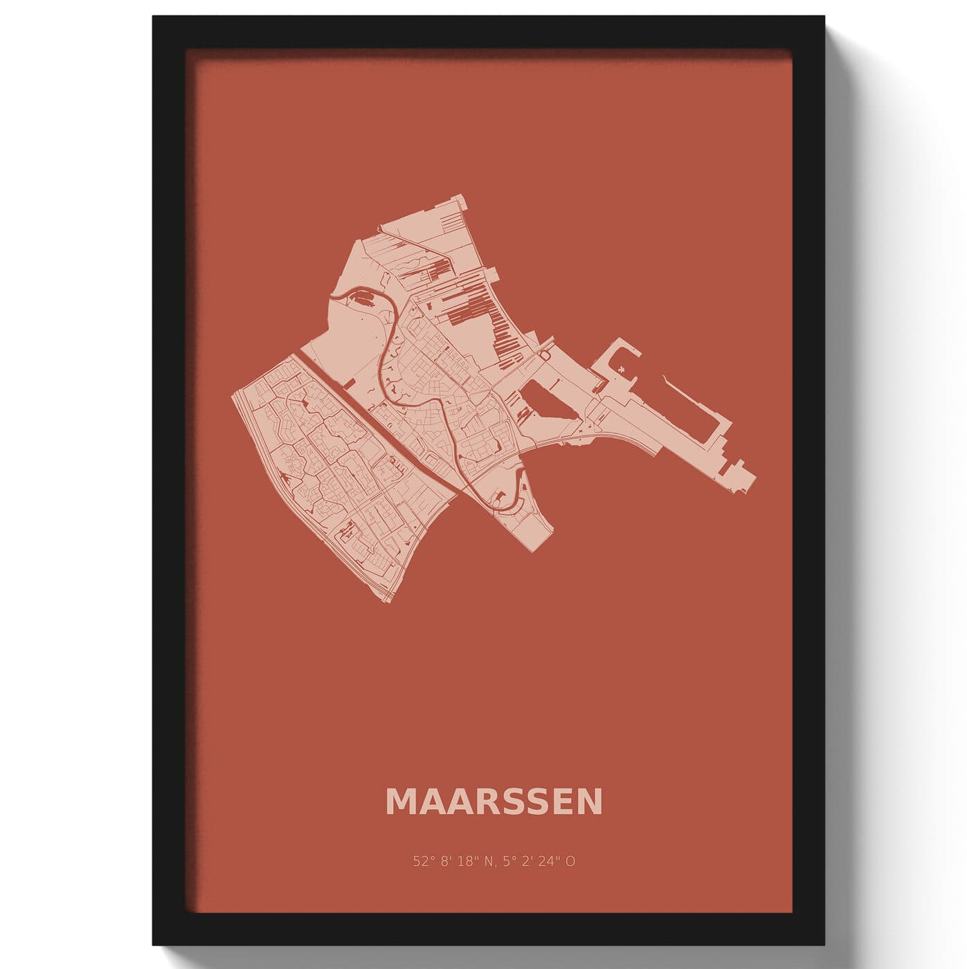 Poster Maarssen - Rood