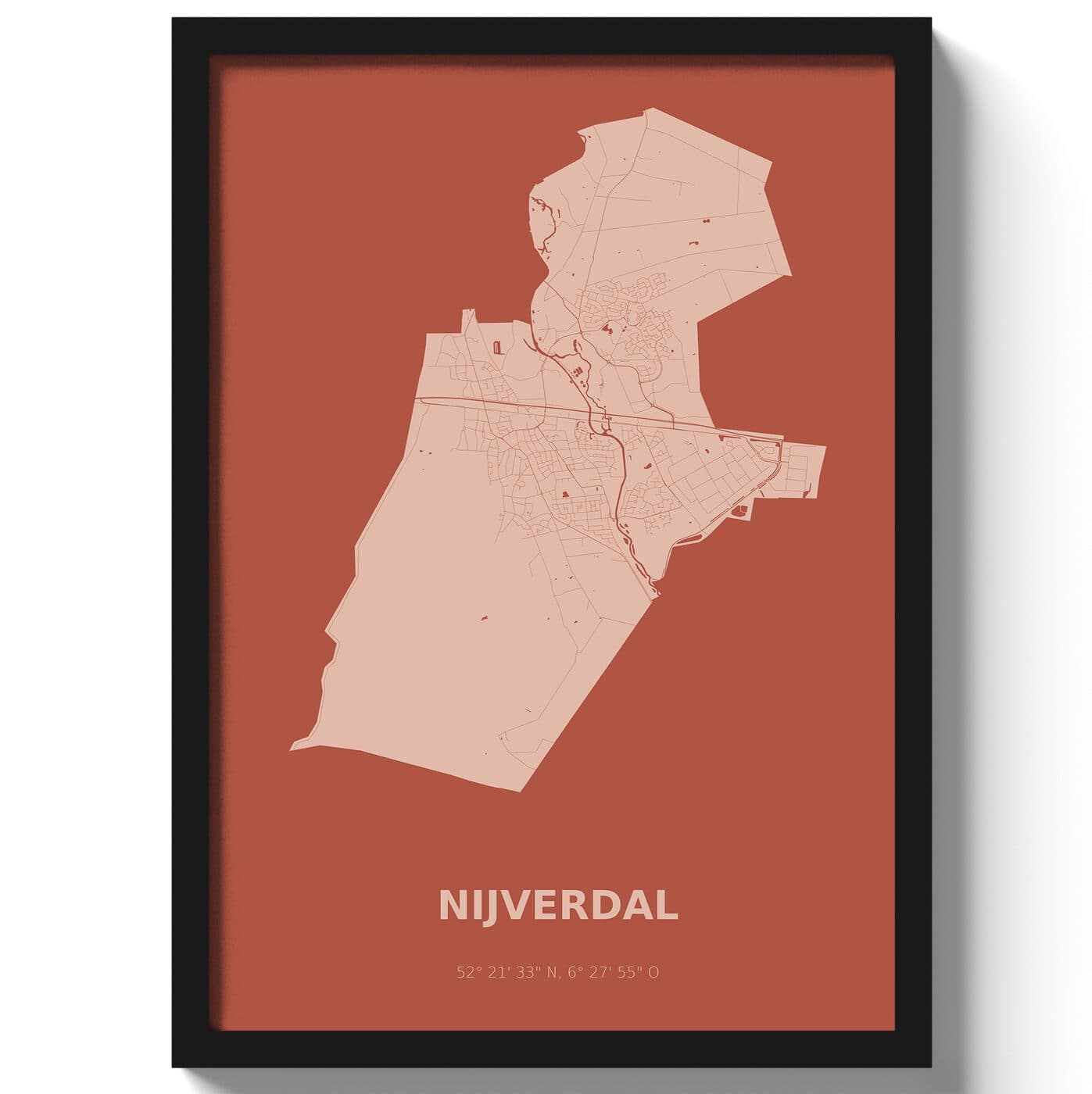Poster Nijverdal - Rood