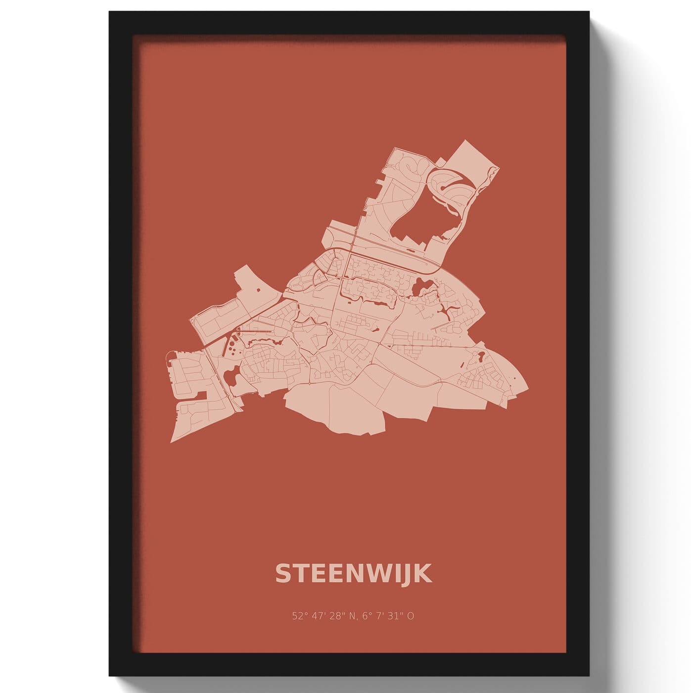 Poster Steenwijk - Rood