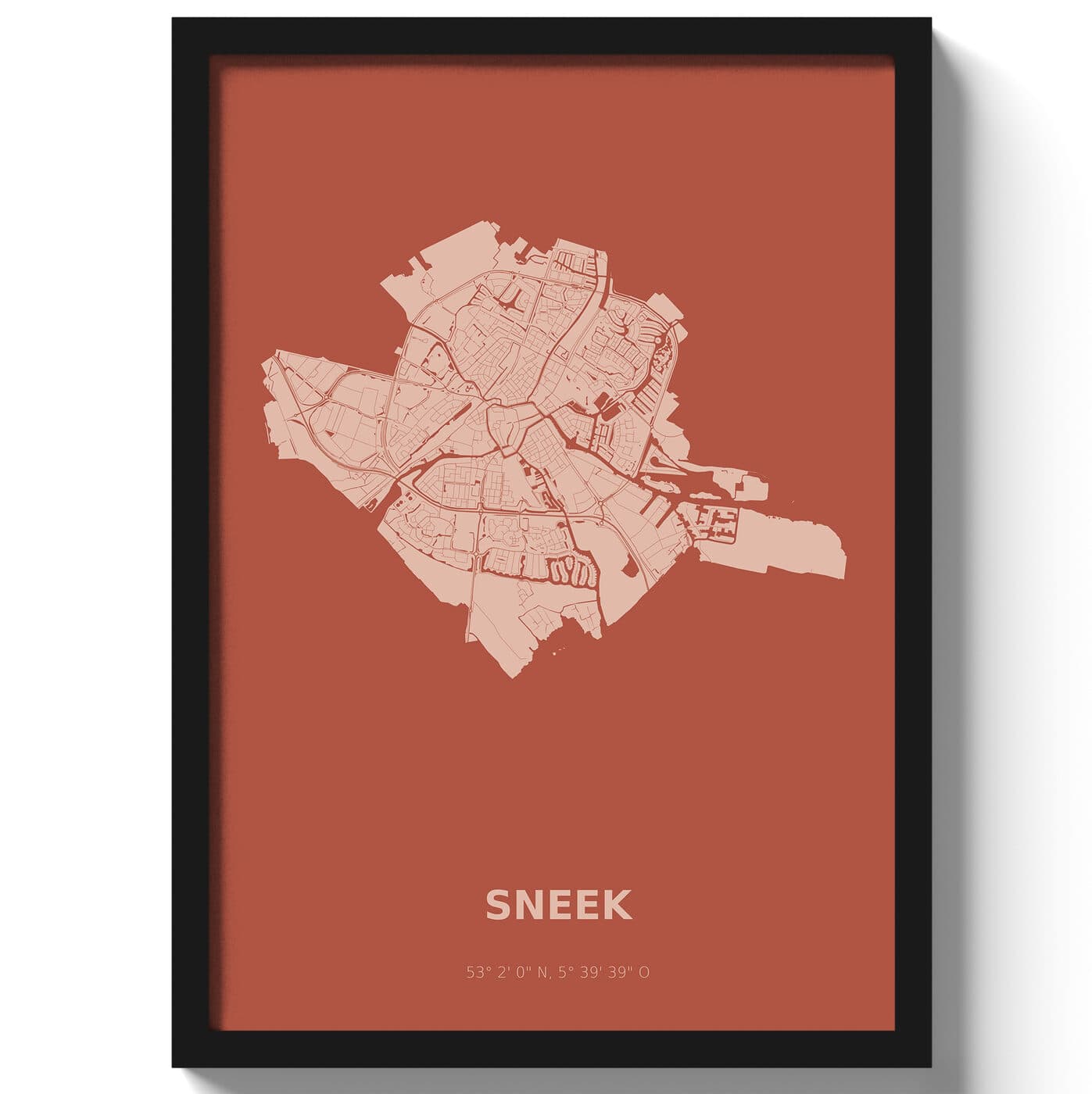 Poster Sneek - Rood