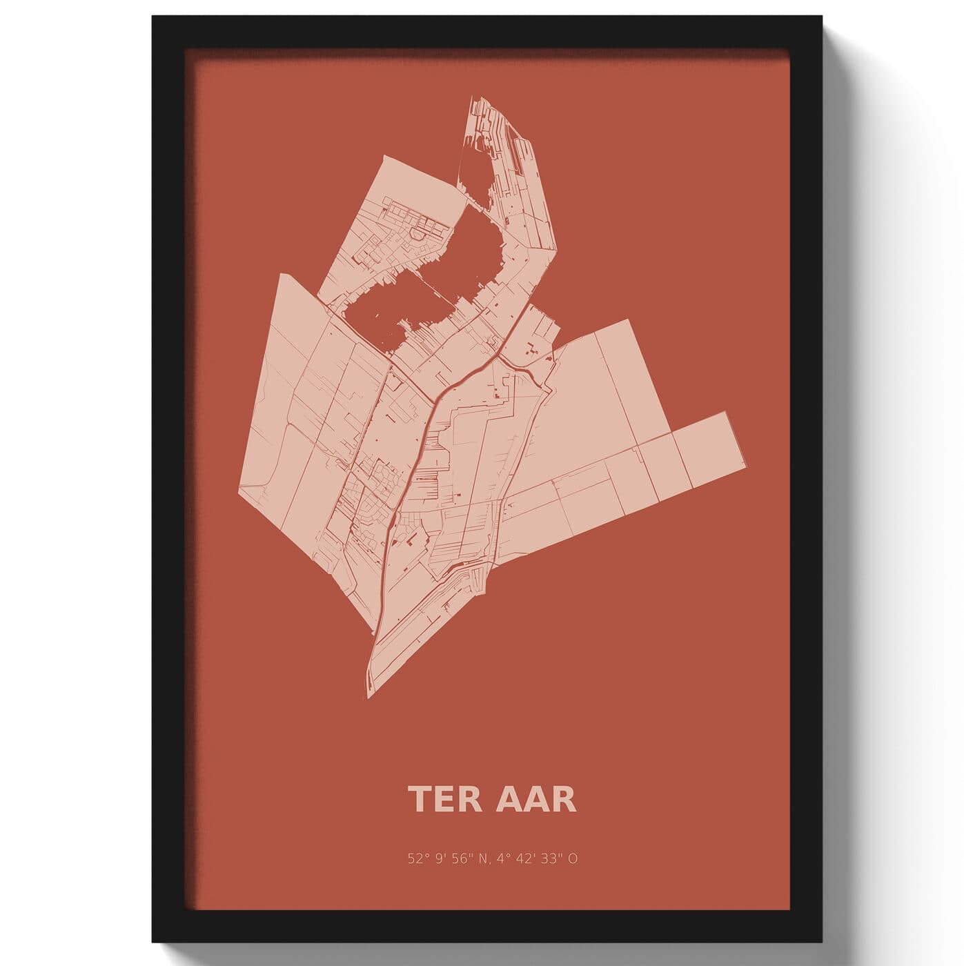 Poster Ter Aar - Rood