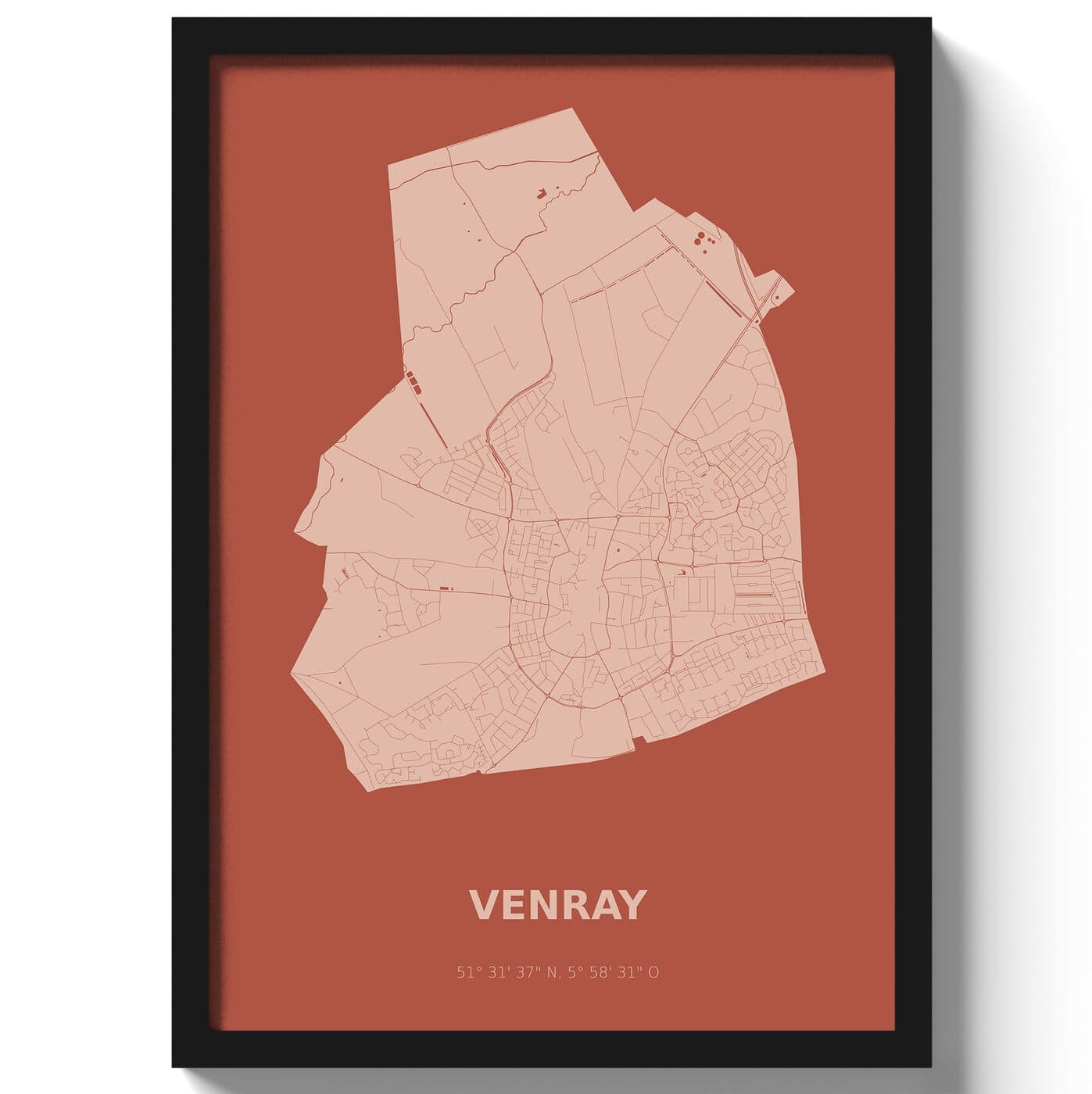 Poster Venray - Rood