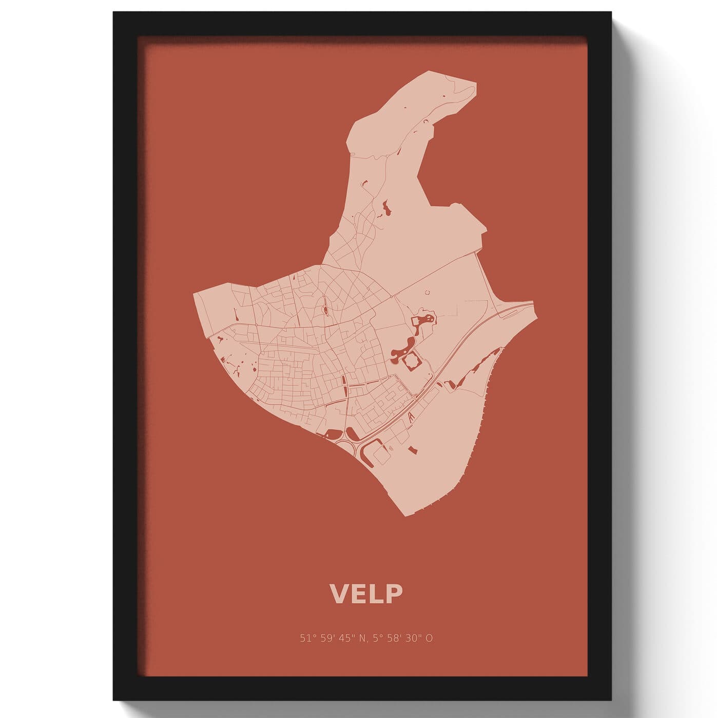 Poster Velp - Rood
