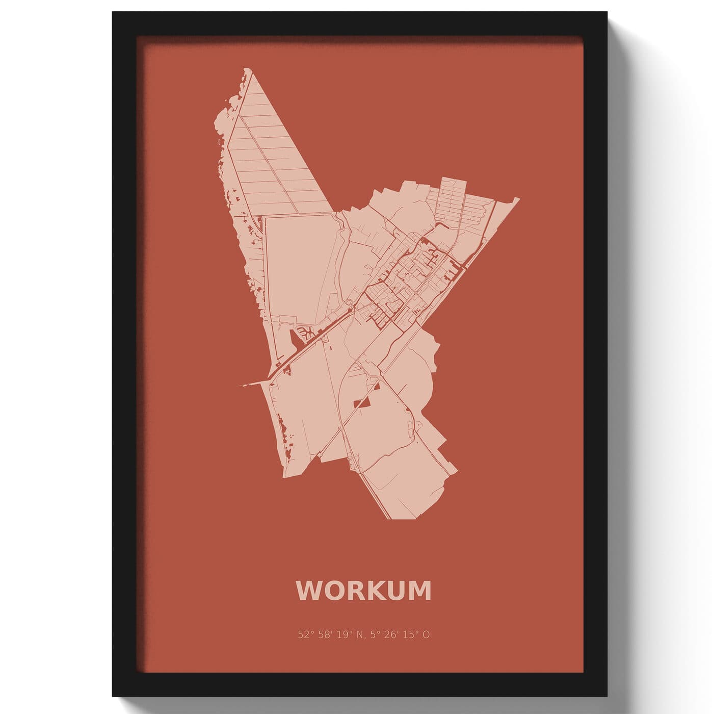Poster Workum - Rood